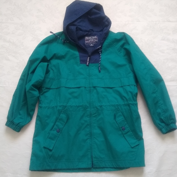 Vintage hooded jacket parka anorak trench